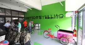 Renovatie fietsenstalling